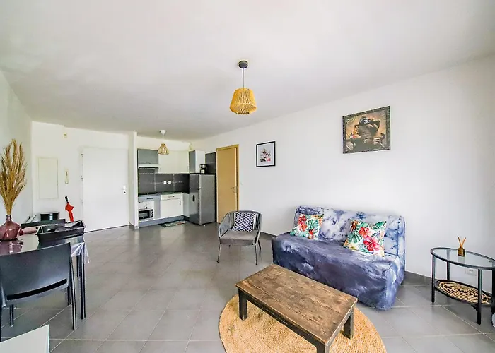 Grand T2 Terrasse 27m2 Plein Sud Centre Appartement Folelli